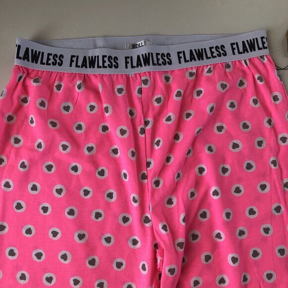 Roll Outta Bed Pink “Flawless” Pajama Bottoms Juniors Size XL - Picture 4 of 8